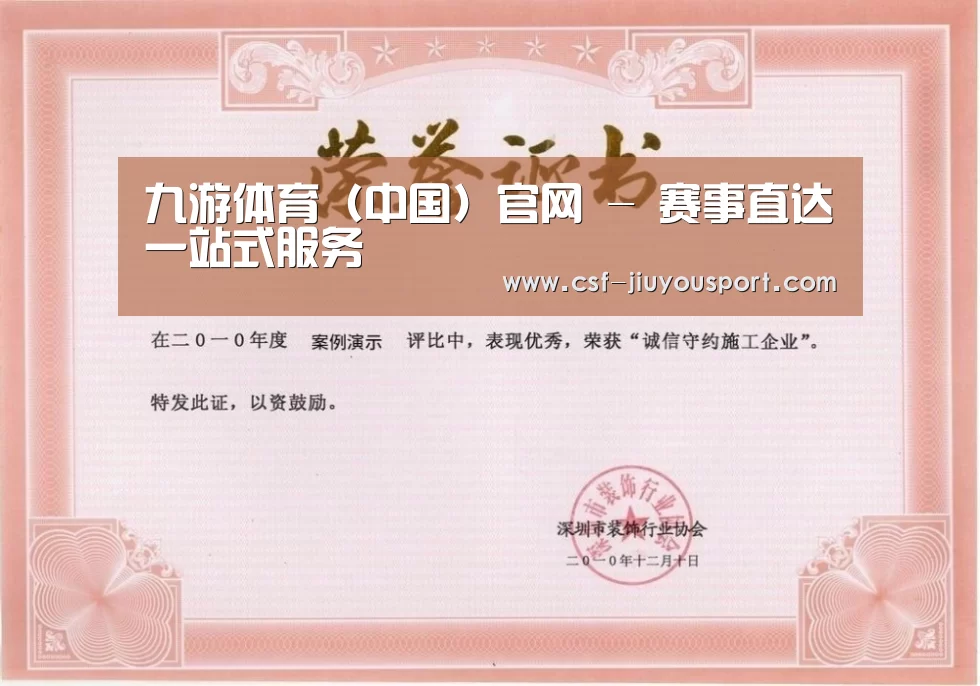 荣誉证书一